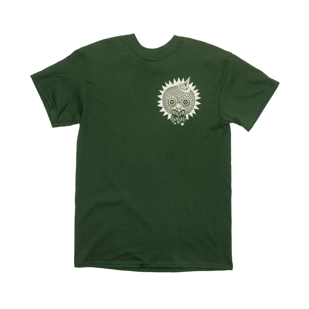 T-Shirt Moon green Omnipollos hatt