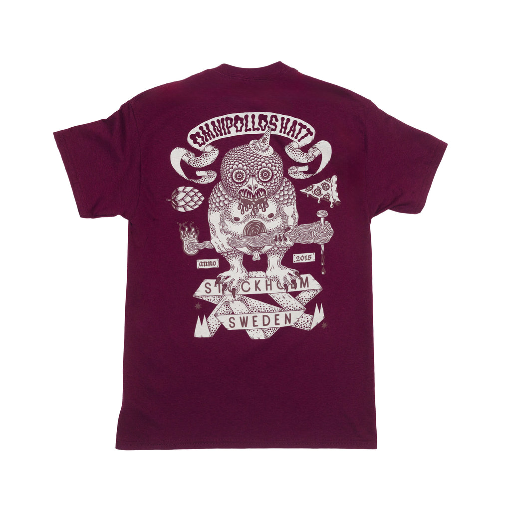 T shirt Thuggla maroon